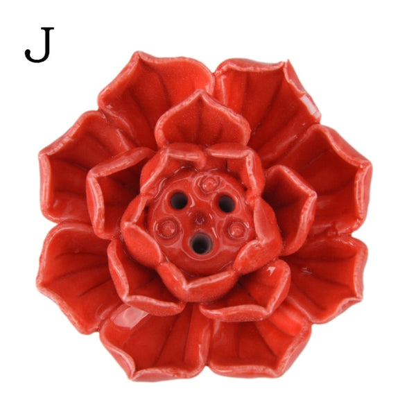 Ceramic Lotus Incense Holder